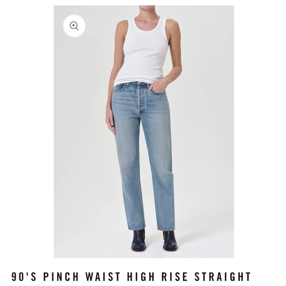 Agolde High-Rise Straight Jean